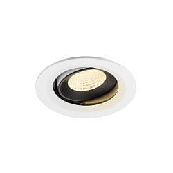 Indbygnings loftlampe NUMINOS� MOVE M svingbar, egnet til VDU-arbejdsstationer IP20, sort, hvid d�mpbar