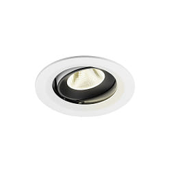 Indbygnings loftlampe NUMINOS� MOVE M svingbar, egnet til VDU-arbejdsstationer IP20, sort, hvid d�mpbar