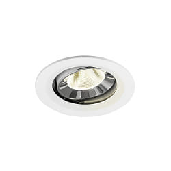 Indbygnings loftlampe NUMINOS� MOVE M svingbar, egnet til VDU-arbejdsstationer IP20, chrom, hvid d�mpbar