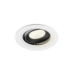Indbygnings loftlampe NUMINOS� MOVE M svingbar, egnet til VDU-arbejdsstationer IP20, sort, hvid d�mpbar