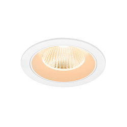 Indbygnings loftlampe NUMINOS� L rund, egnet til VDU-arbejdsstationer IP20, hvid, lakeret d�mpbar