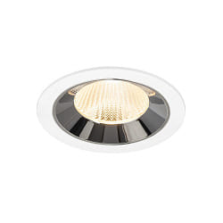 Indbygnings loftlampe NUMINOS� L egnet til VDU-arbejdsstationer IP20, chrom, hvid d�mpbar