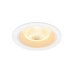 Indbygnings loftlampe NUMINOS� L rund, egnet til VDU-arbejdsstationer IP20, hvid, lakeret d�mpbar