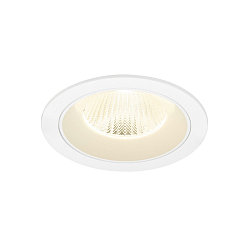 Indbygnings loftlampe NUMINOS� L rund, egnet til VDU-arbejdsstationer IP20, hvid, lakeret d�mpbar