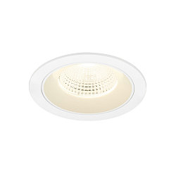 Indbygnings loftlampe NUMINOS� L rund, egnet til VDU-arbejdsstationer IP20, hvid, lakeret d�mpbar