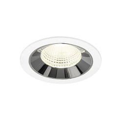 Indbygnings loftlampe NUMINOS� L egnet til VDU-arbejdsstationer IP20, chrom, hvid d�mpbar
