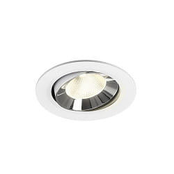 Indbygnings loftlampe NUMINOS� MOVE L svingbar, egnet til VDU-arbejdsstationer IP20, chrom, hvid d�mpbar