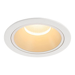 Indbygnings loftlampe NUMINOS� XL rund, egnet til VDU-arbejdsstationer IP20, hvid, lakeret d�mpbar