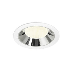 Indbygnings loftlampe NUMINOS� XL egnet til VDU-arbejdsstationer IP20, chrom, hvid d�mpbar