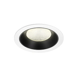 Indbygnings loftlampe NUMINOS� XL egnet til VDU-arbejdsstationer IP20, sort, hvid d�mpbar
