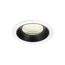 Indbygnings loftlampe NUMINOS� XL egnet til VDU-arbejdsstationer IP20, sort, hvid d�mpbar