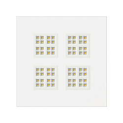 Gitterlampe PAVANNO 625 45 WB WH ON-OFF CCT Switch, UGR < 19, omskiftelig, multipower IP20, hvid 