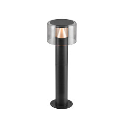 Udend�rs stativlampe TAHA II 45 CCT Switch IP65, sort, lakeret d�mpbar