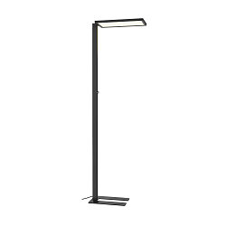 Standerlampe WORKLIGHT EASY FL med afbryder, egnet til VDU-arbejdsstationer, sort d�mpbar