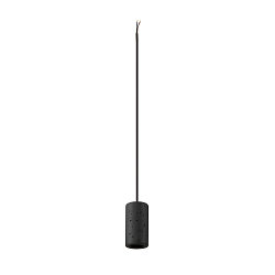 Pendel FITU PD STONE E27 IP20, sort d�mpbar