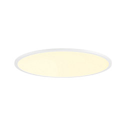 Loftlampe PANEL 60 rund, egnet til VDU-arbejdsstationer IP20, hvid, lakeret d�mpbar