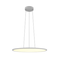 pendant luminaire PANEL 60 round, suitable for VDU workstation IP20, grey dimmable