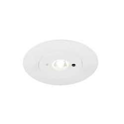 Indbygnings loftlampe P-LIGHT rund IP20, hvid 