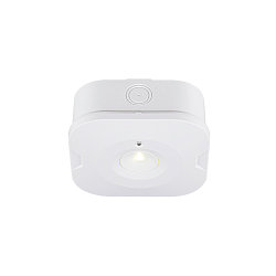 Loftlampe P-LIGHT firkantet IP20, hvid 