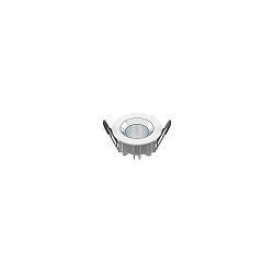 ceiling recessed luminaire DOWNLIGHT P 84 DALI rigid, DALI controllable, impact resistant, wired through IP54, white dimmable