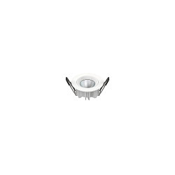 ceiling recessed luminaire DOWNLIGHT P 84 ON-OFF rigid, impact resistant, multipower, wired through IP54, white 