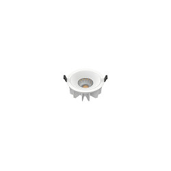 Indbygnings loftlampe DOWNLIGHT P 165 DALI stiv, DALI styrbar, slagfast, kablet gennem IP54, hvid d�mpbar