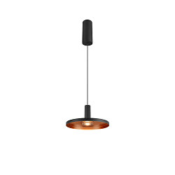 pendant luminaire LALU� SET PLATE 22 IP20, black dimmable