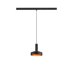pendant luminaire LALU� SET PLATE 15 IP20, black dimmable
