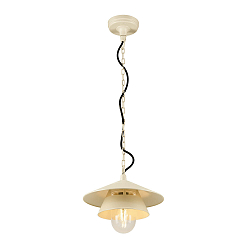 pendant luminaire SEJERO E27 IP65, beige dimmable
