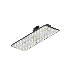 3-faset lampe TRACK PANEL IP20, sort dæmpbar