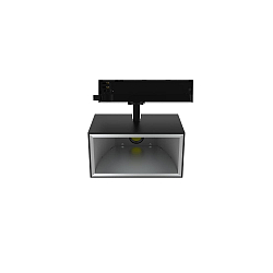 3-phase spot TRACKSPOT P swivelling IP20, black dimmable