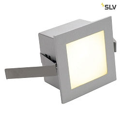 Recessed luminaire FRAME BASIC LED silver grey warmwhite, LED warm white
