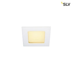 LED Indbygningslampe FRAME BASIC LED SET Downlight, 9,4W, SMD LED, 3000K, 90, inkl. netdel, Clip fjedre, hvid