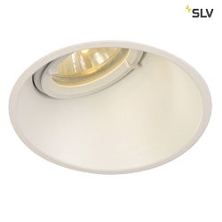 Recessed luminaire HORN-A GU10, 1xGU10, 230V, Clip springs, white