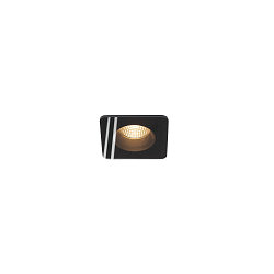 LED Indbygningslampe PATTA-F, firkantet, 12W, COB LED, 38�, 3000K, IP65, inkl. netdel