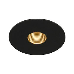 LED Indbygningslampe H-LIGHT 1 LED, 11,5W, 20�, 2700K, inkl. netdel, clip fjedre, mat sort