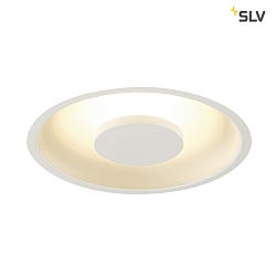LED Ceiling recessed luminaire OCCULDAS, round, white, 22W, SMD LED, 120, 3000K, incl. Driver, clip springs