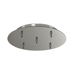 Loftroset FITU 5er Rosette, rund, inkl. Tr�kaflastning, chrom