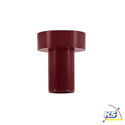 Surface luminaire FITU CL, E27 A60, with R2 Canopy, burgundy