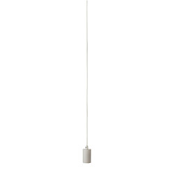 Pendel FITU PD, E27, l�ngde 9.1cm, pendul 500cm, med �ben kabelende, hvid