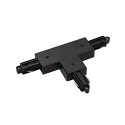 T-Stik 1 til 1-Faset 230 volt str�mskinne, Aufbauversion, beskyttelsesleder links, hvid