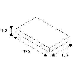 T-Stik 1 til 1-Faset 230 volt str�mskinne, Aufbauversion, beskyttelsesleder links, sort