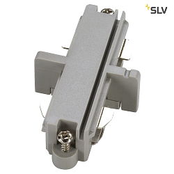 Straight coupler, electrically silver grey