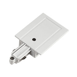 Tilslutning til 1-Faset 230 volt str�mskinne, installere version, beskyttelsesleder venstre, hvid
