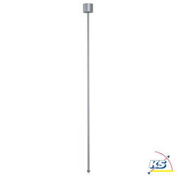 EUTRAC Pendant rod 1,2 m fixed for 3-Phase High voltage Track, silver grey