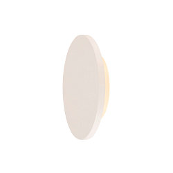 PLASTRA, V�glampe, LED, 3000K, rund, hvid gips