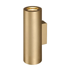 V�glampe ENOLA_B UP/DOWN, IP20, h�jde 22cm, 2x GU10 QPAR51 maks. 50W, aluminium, messing
