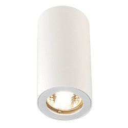 Loftlampe ENOLA_B CL-1, IP20, � 6.7cm / H 14cm, GU10 QPAR51 maks. 35W, aluminium, hvid