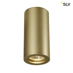 Loftlampe ENOLA_B CL-1, IP20,  6.7cm / H 14cm, GU10 QPAR51 maks. 35W, aluminium, messing