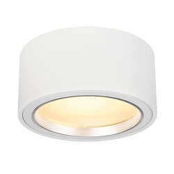 LED Loftlampe LED P�BYGNINGSSPOT 1800lm, rund, 48 LED, 3000K, hvid
